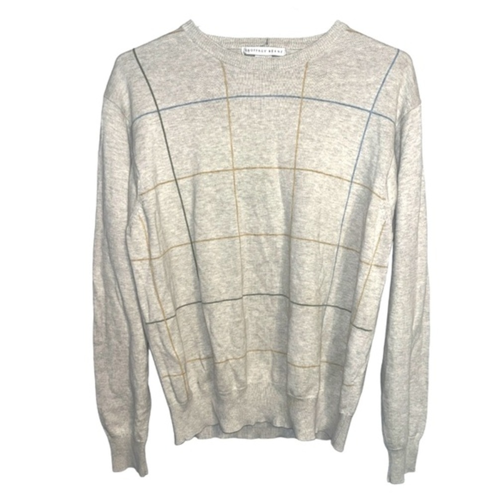Geoffrey Beene Pullover Crewneck Knit Sweater Size Medium